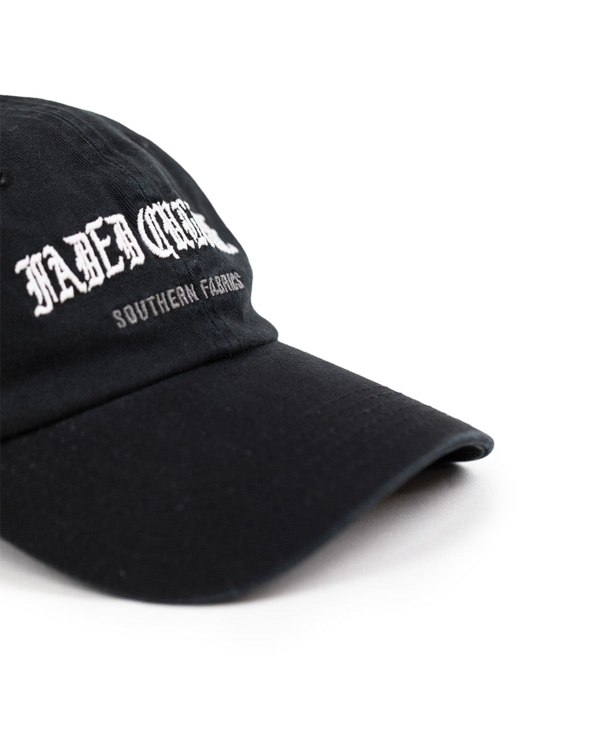Black FC Southern Fabrics embroidered dad hat