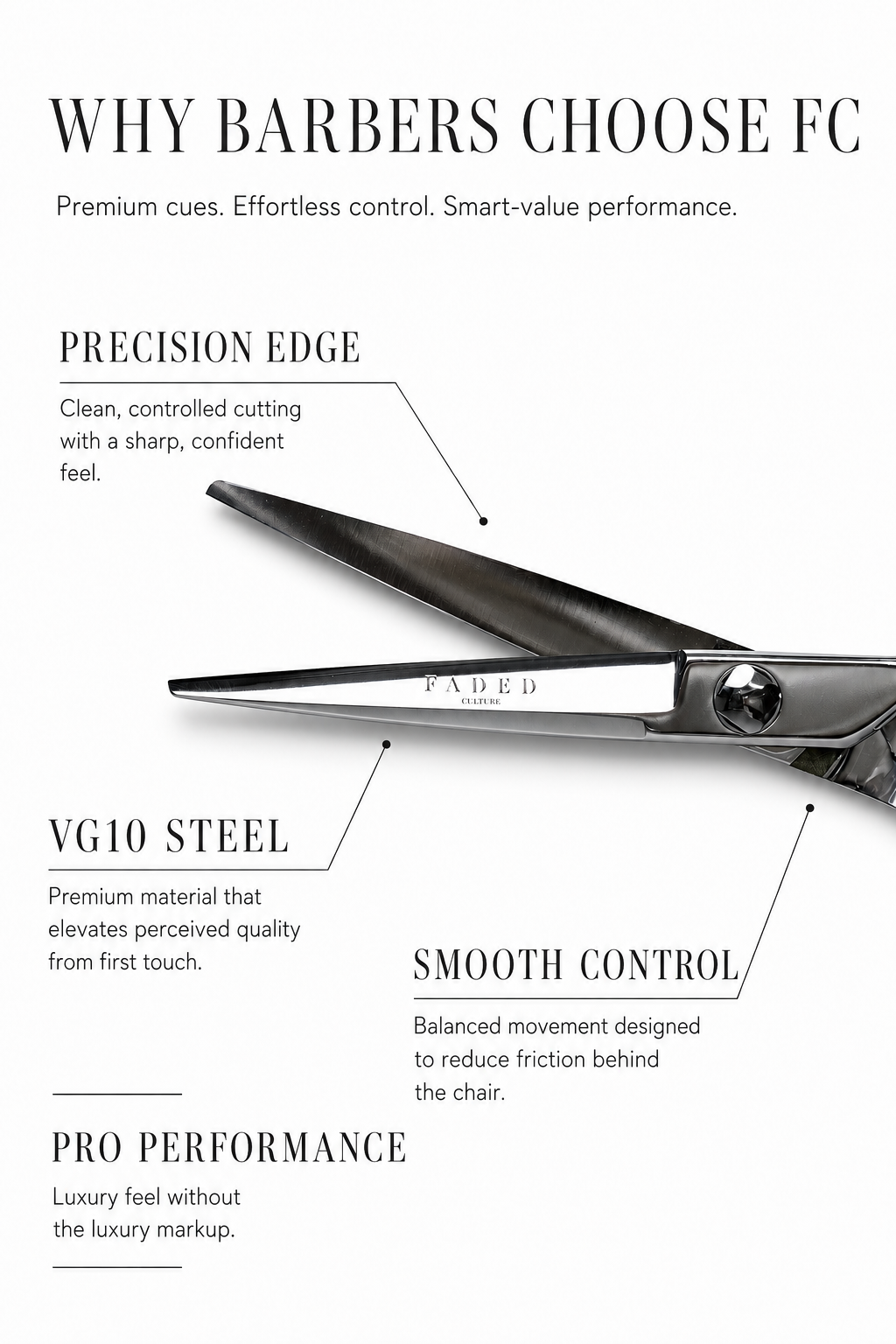 FC Professional 6" Shear Set