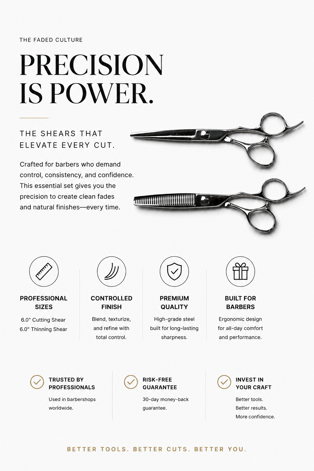 FC Professional 6" Shear Set