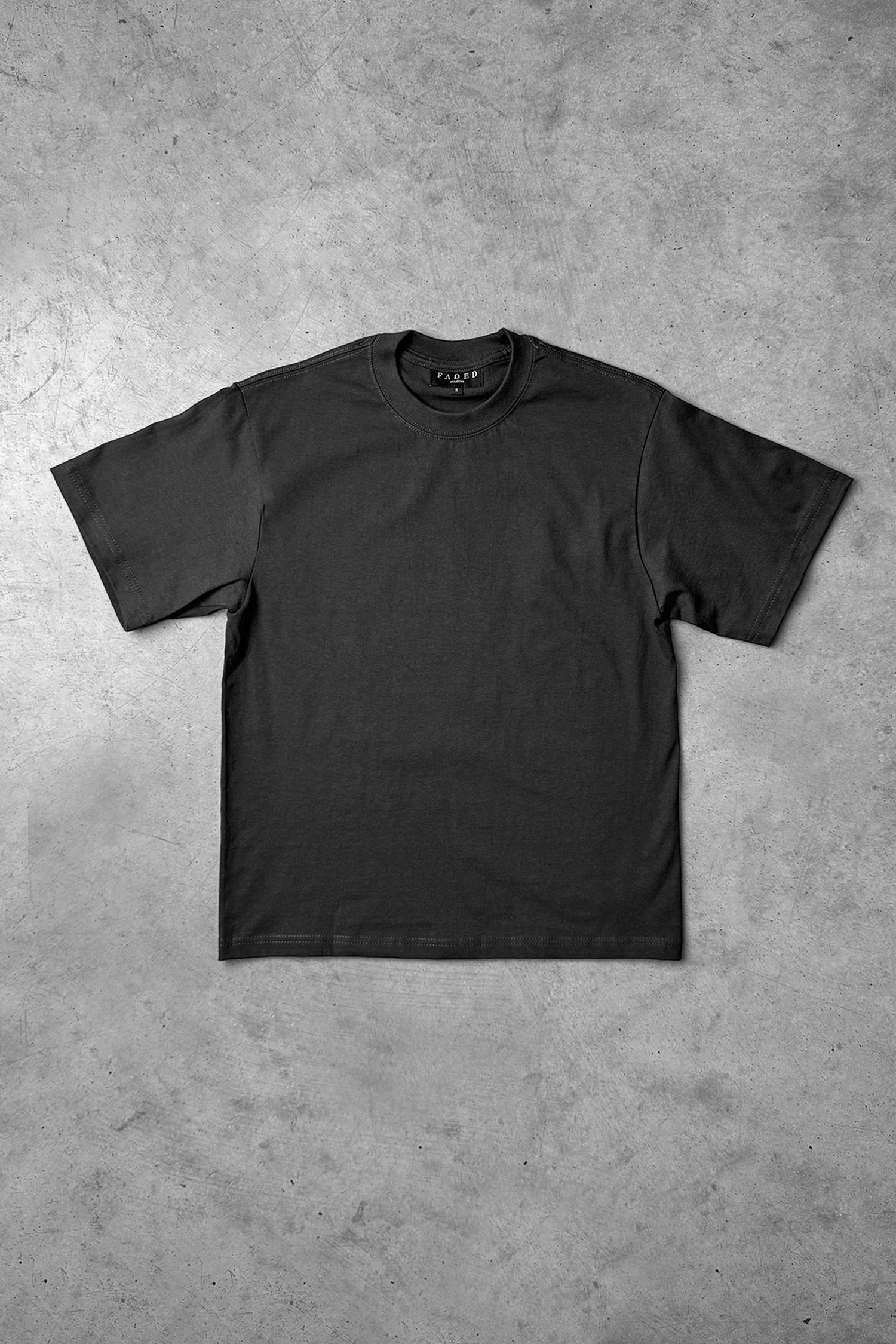 Faded Culture Less Is More tee, shadow — front view #color_shadow