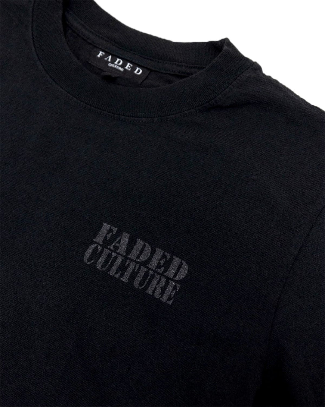 #color_black_black 7.5 oz. Max heavyweight garment dye, Prison T-shirt  oversized shirt with black print #color_black-black