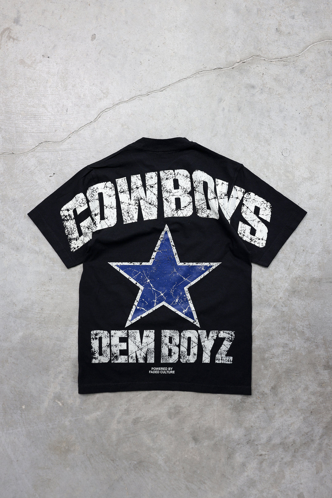 Dem Boyz tee in Black, back #color_black