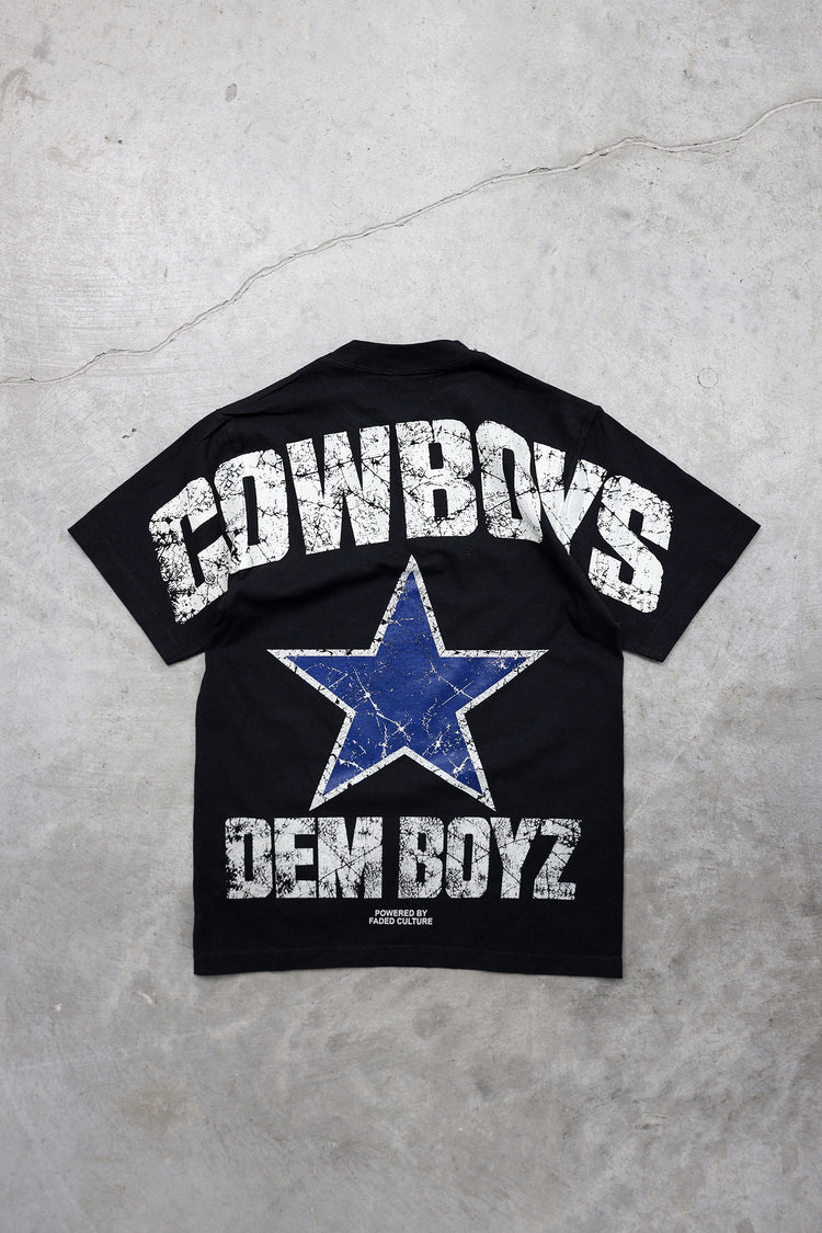 Dem Boyz tee in Black, back #color_black