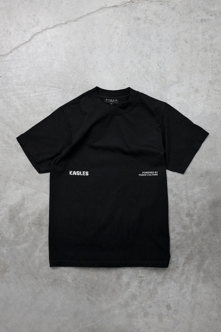 Bird Gang tee in Black, front #color_black