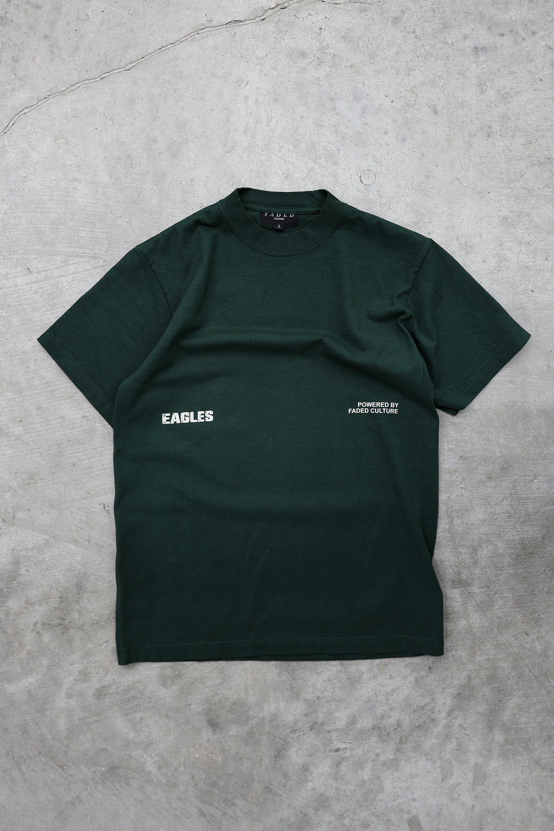 Bird Gang tee in Green, front #color_green