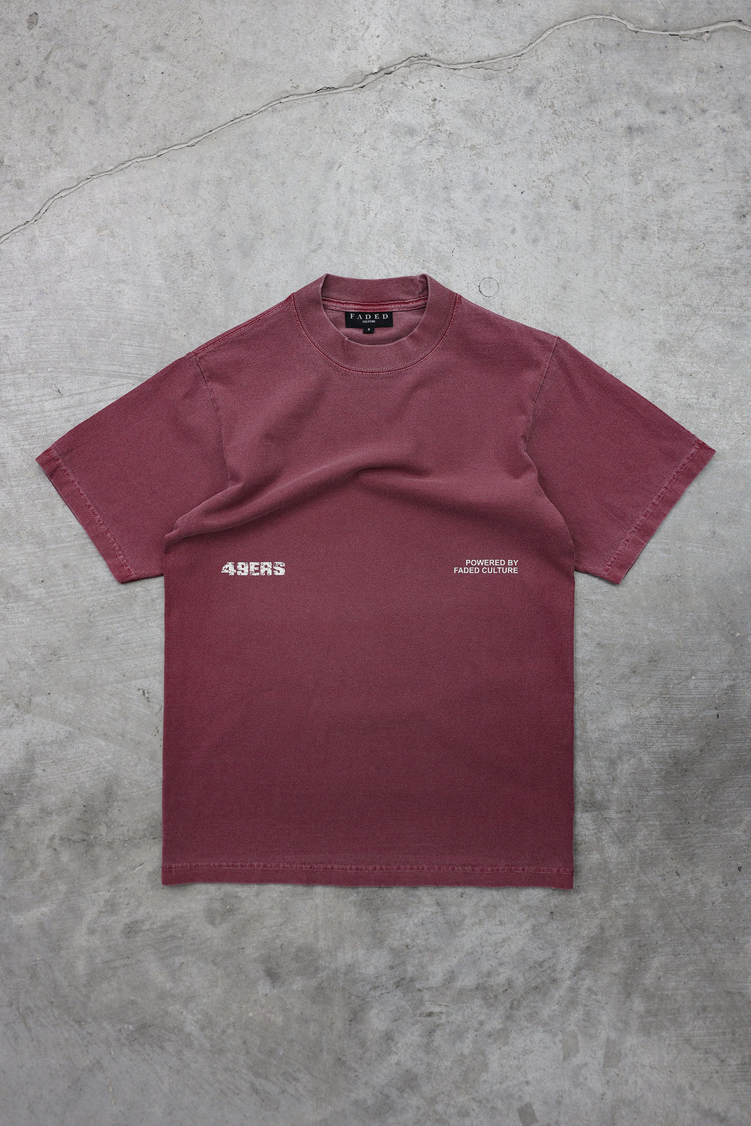 Niner Gang tee in Red, front #color_red