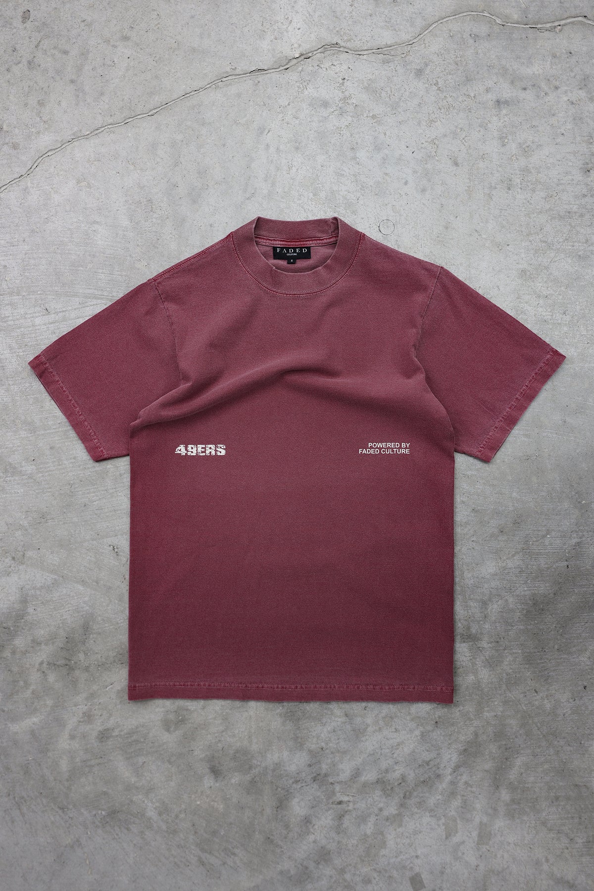 Niner Gang tee in Red, front #color_red