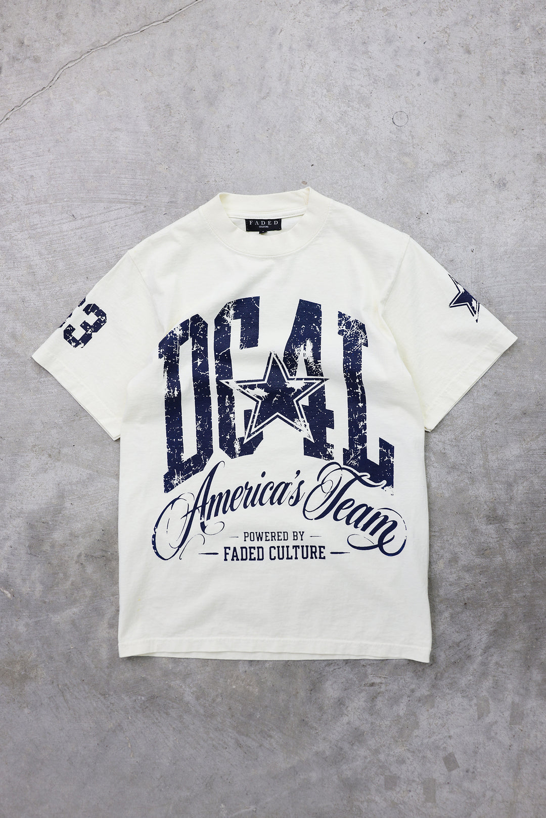 DC4L tee in Cream, front #color_cream